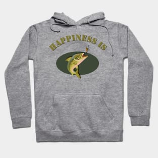 Happiness is Trout Fishing Hoodie